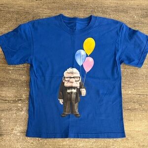 Disney Pixar vintage Up Carl blue graphic t-shirt